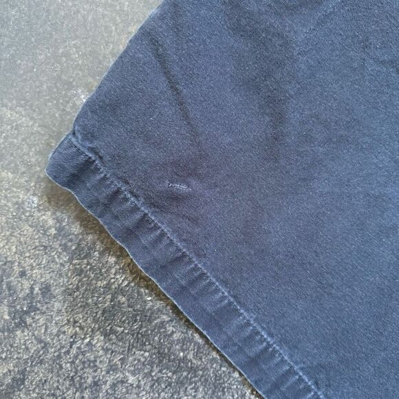 Hobie Flat Front Distressed Shorts Size 34 Side Pockets 100% Cotton Surf Style - Picture 6 of 13